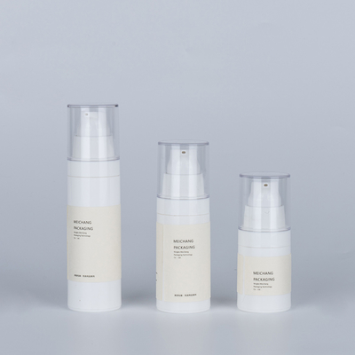 15ML 30ML 50ML Прозрачная безвоздушная лосьонная бутылка для насоса с уплотнителем